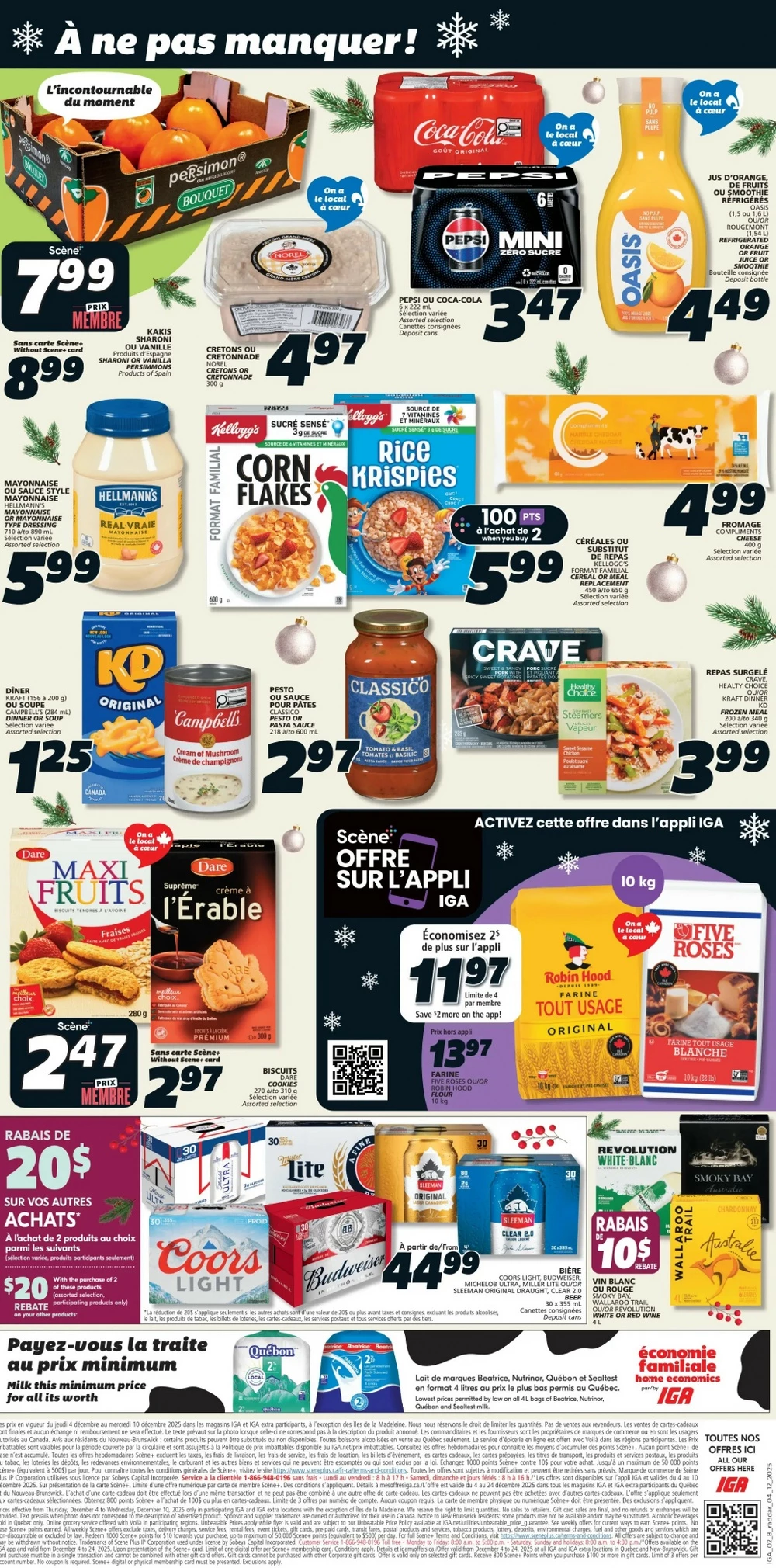 IGA Flyer Canada December 11 to December 17, 2025 2 iga flyer december 3 9 circulaire 2 10566207