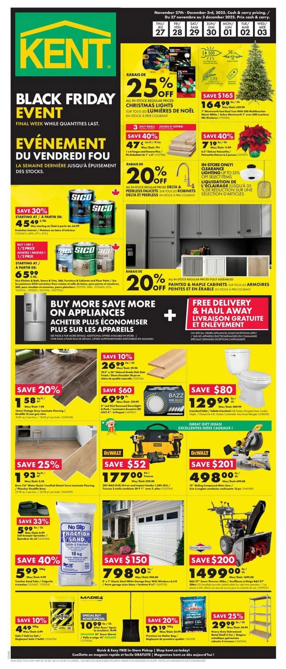 kent flyer, kent black friday flyer 
