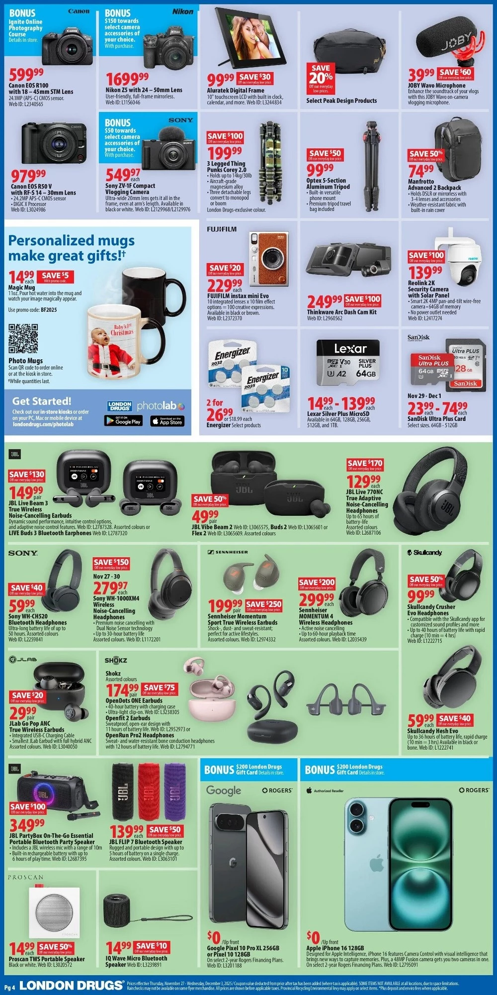 london drugs flyer november 27 december 3 4