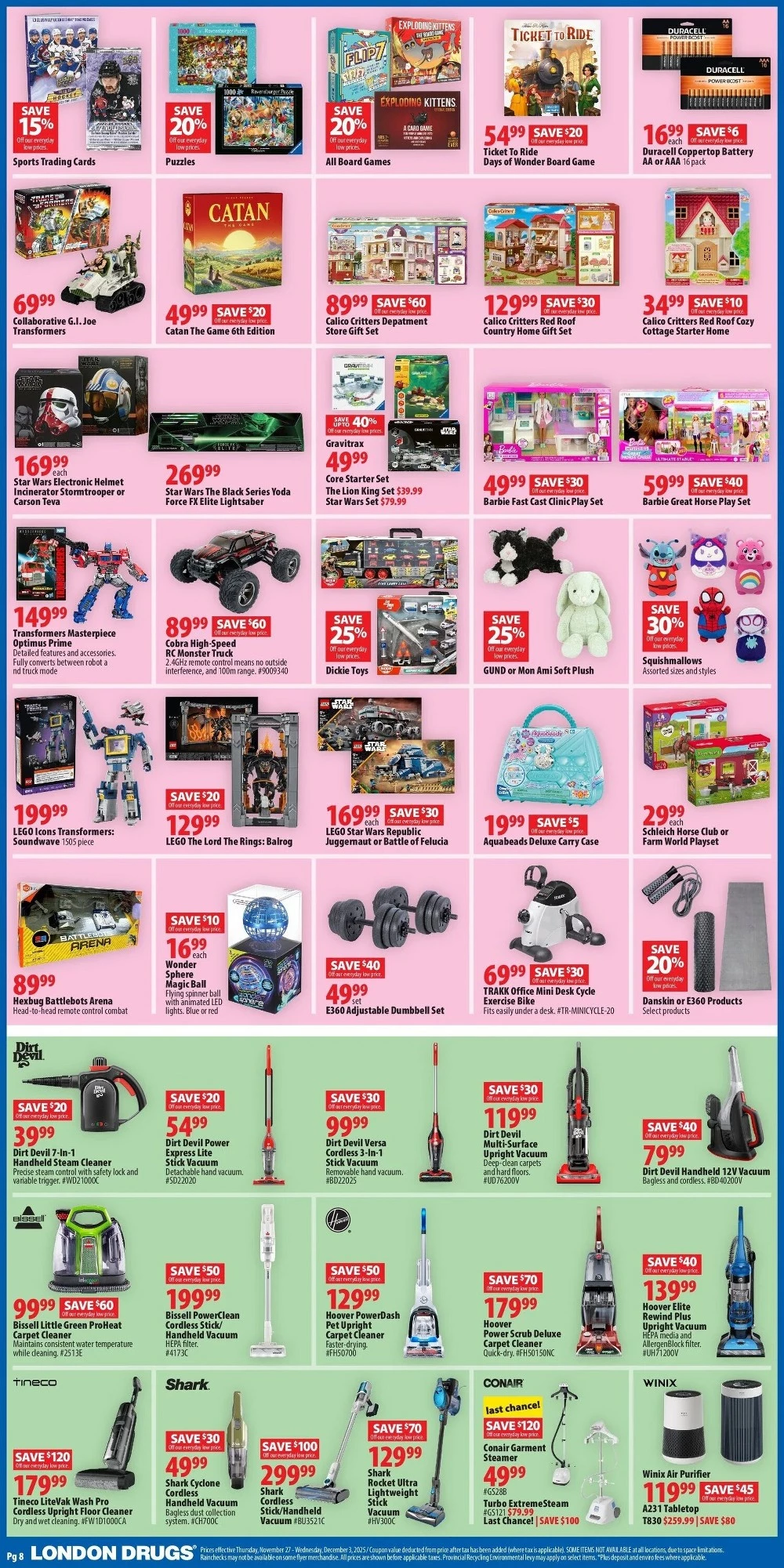 london drugs flyer november 27 december 3 8