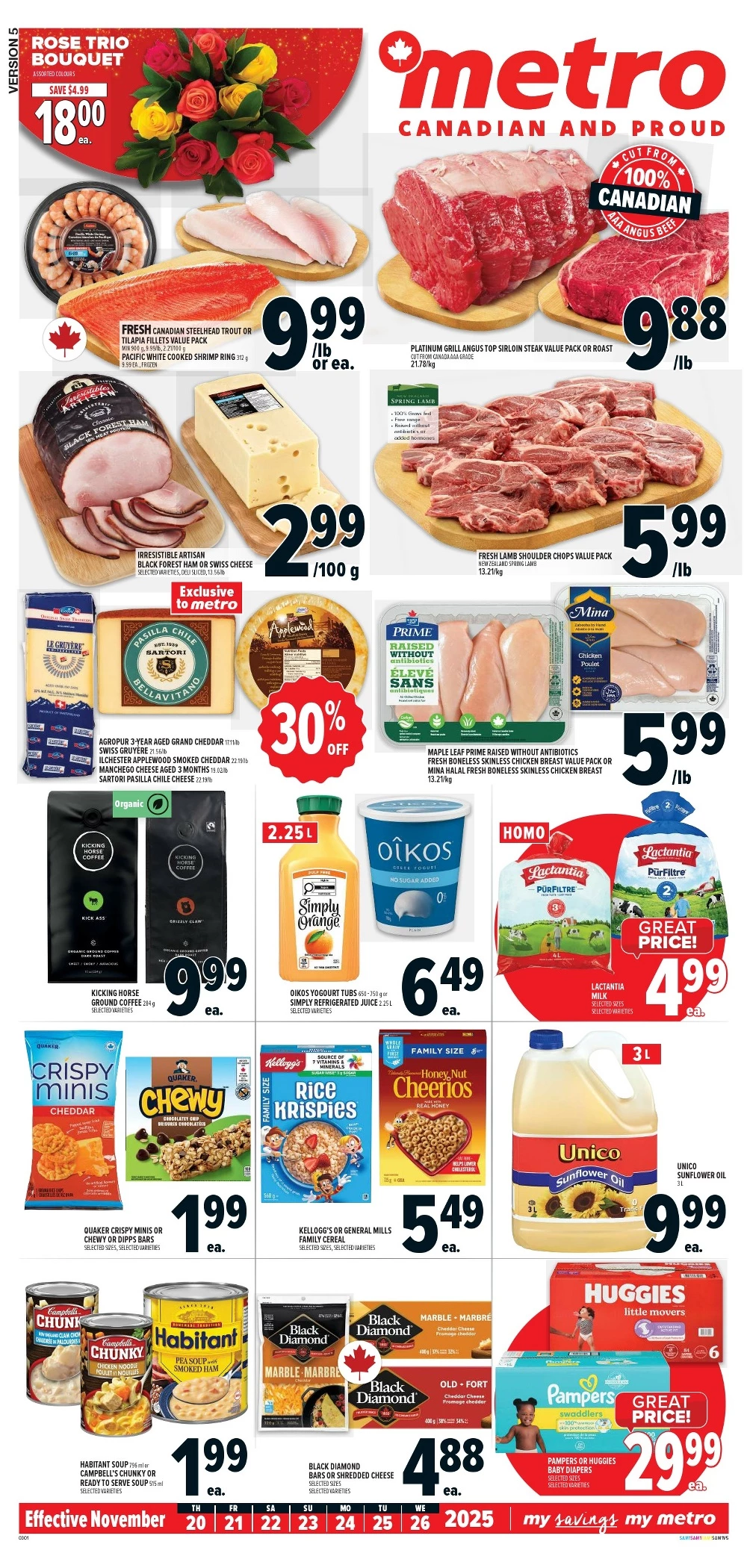 metro flyer ont november 20 26 2