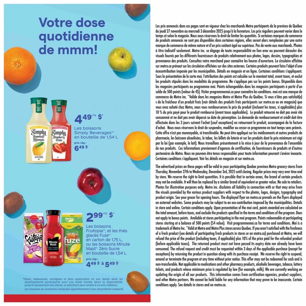 metro flyer qc november 27 december 3 22