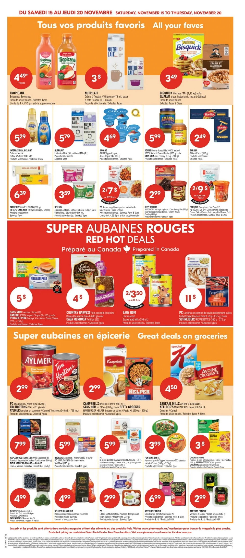 pharmaprix flyer november 15 20 8 13563534