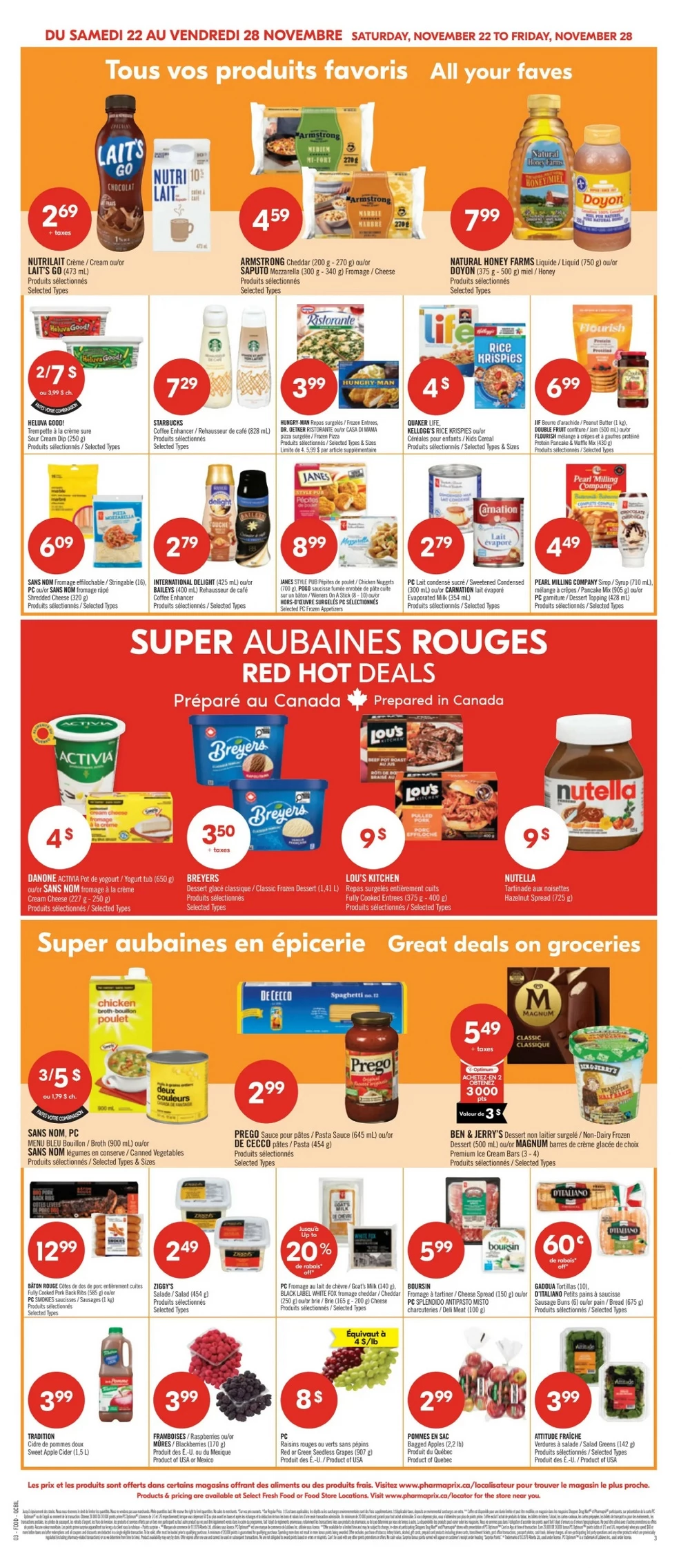 pharmaprix flyer november 22 27 7 35698142