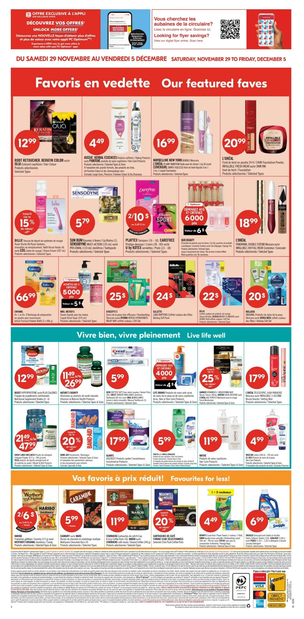 pharmaprix flyer november 29 december 5 24 59673302