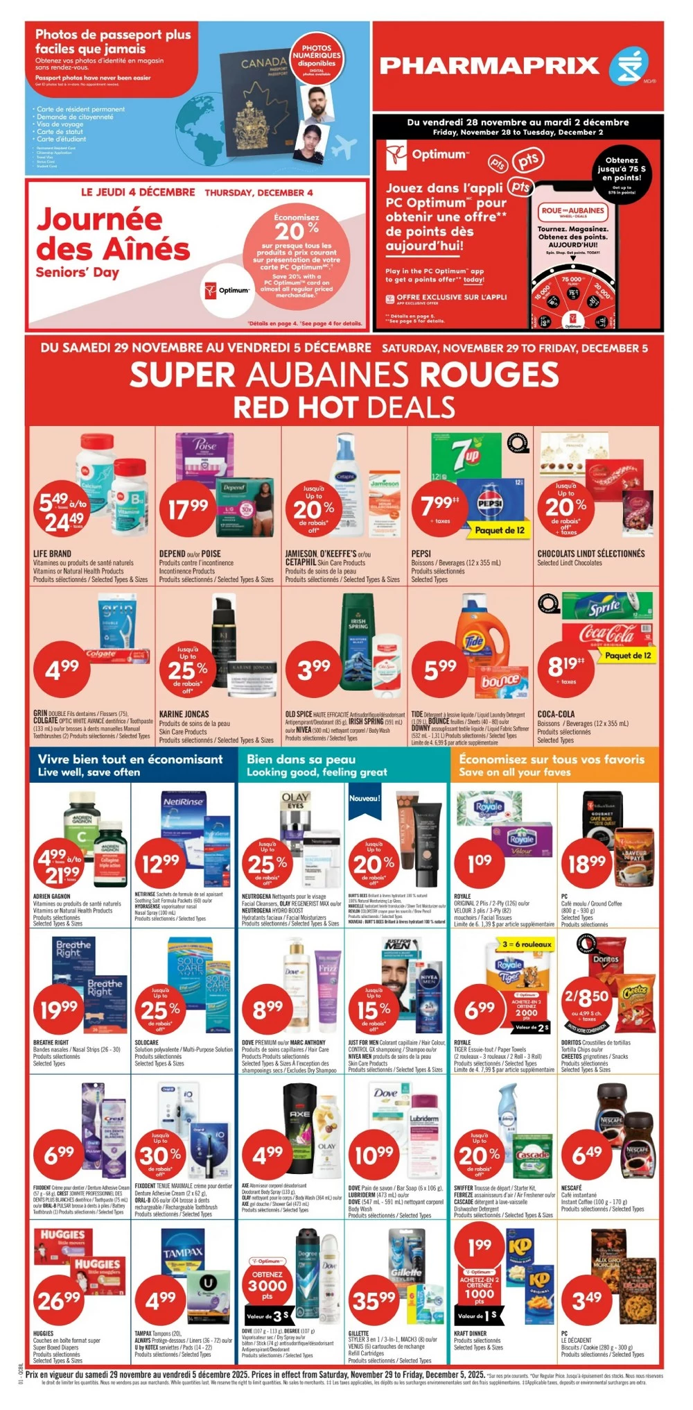 pharmaprix flyer november 29 december 5 5 44193925