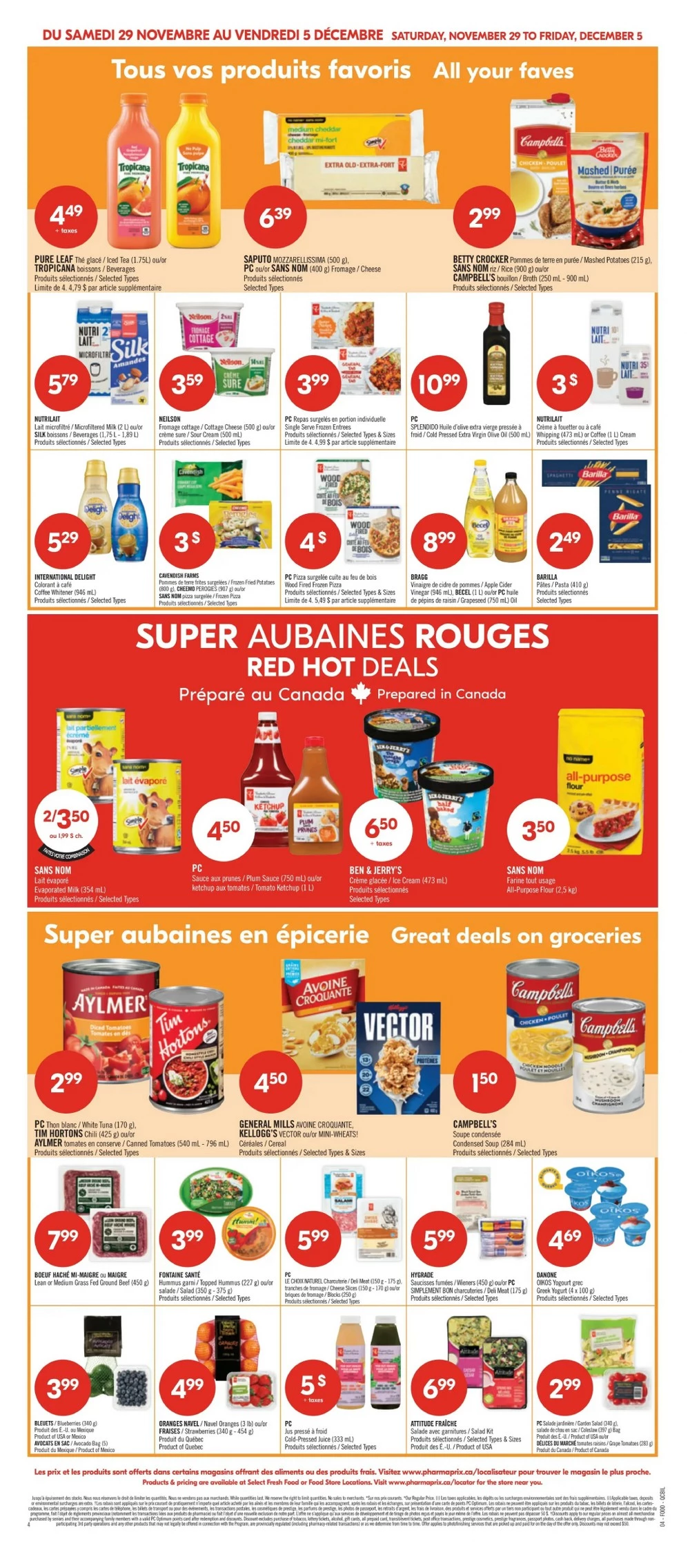pharmaprix flyer november 29 december 5 9 25107358