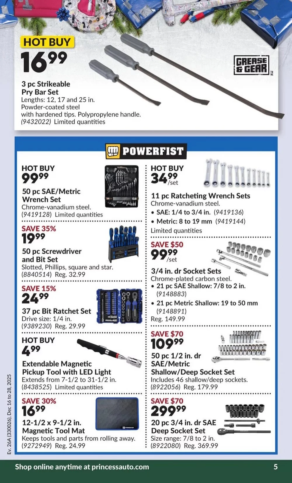 princess auto flyer december 16 28 10 35944950