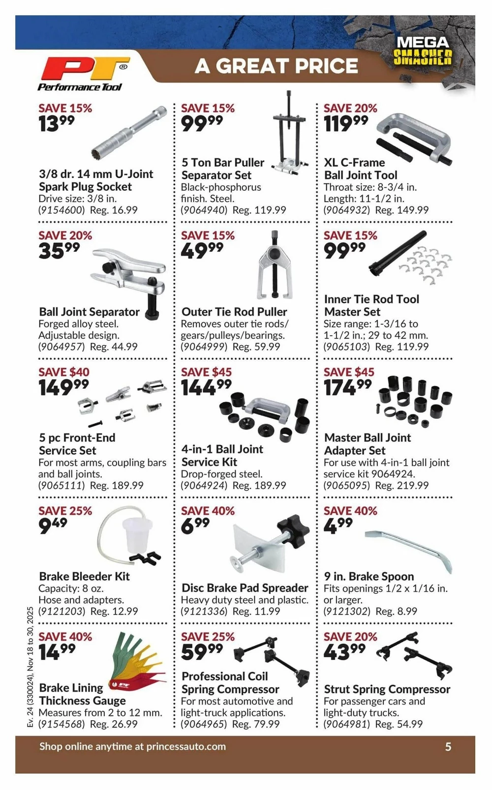 princess auto flyer november 18 30 10 50695532