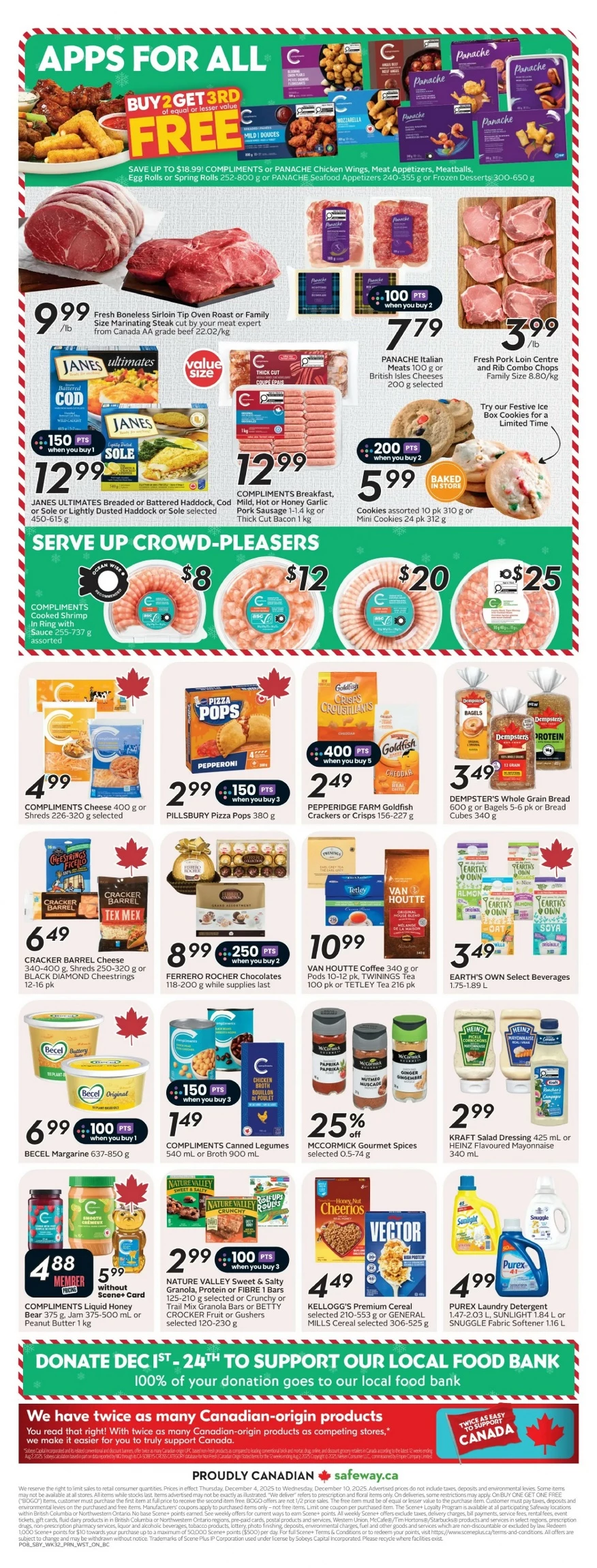 Safeway Flyer Canada On-Bc December 11 to December 17, 2025 2 safeway flyer bc ont december 4 10 4 37127831