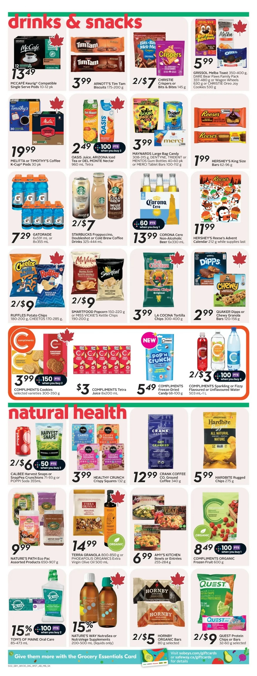safeway sobeys flyer west november 20 26 10 85718767