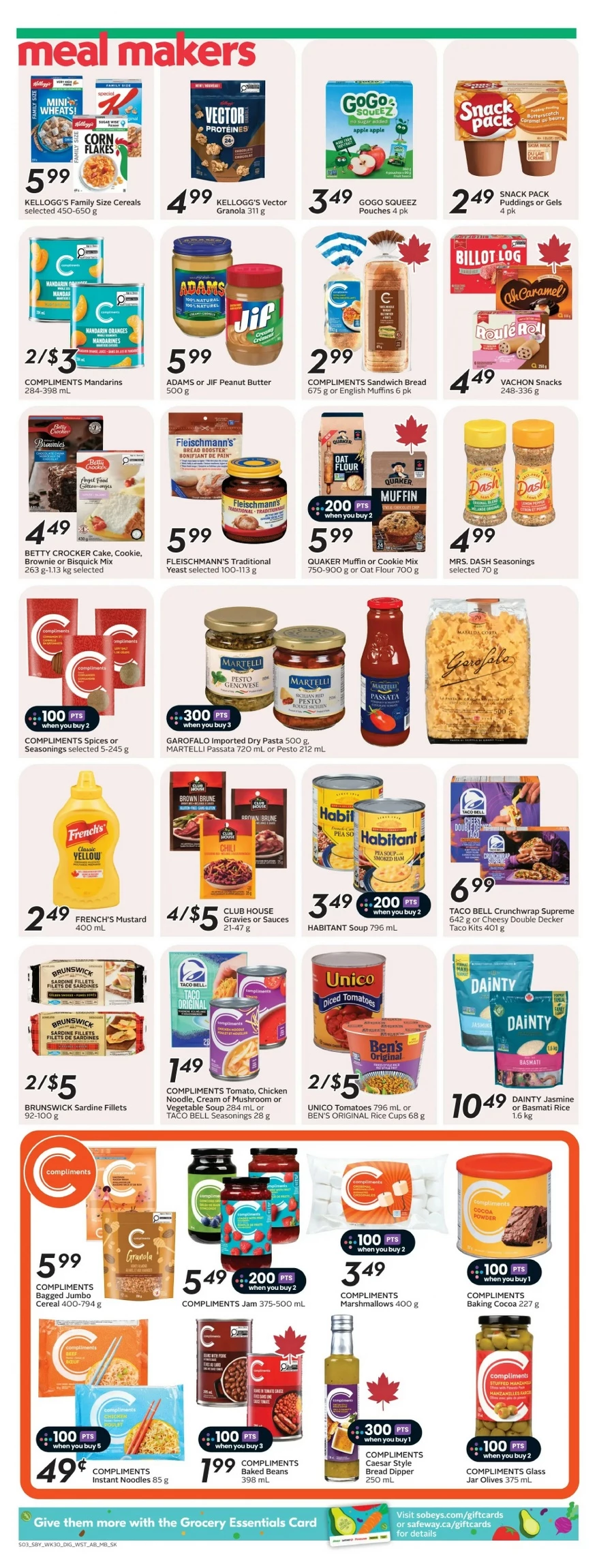 safeway sobeys flyer west november 20 26 11 21033585