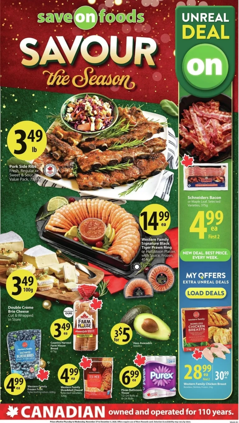 save on foods flyer, save on foods black friday flyer