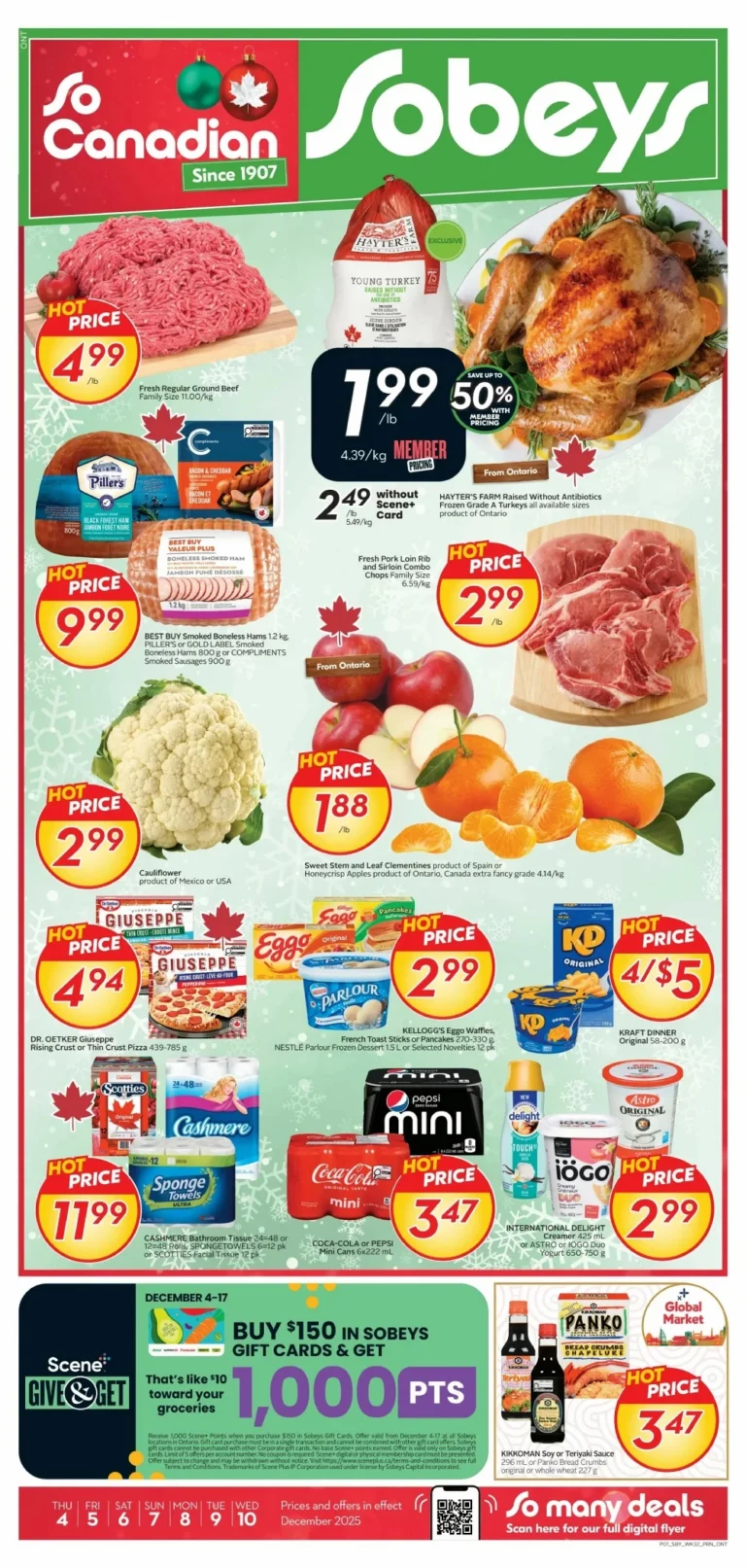 sobeys flyer ont. sobeys upcoming flyer, week 49