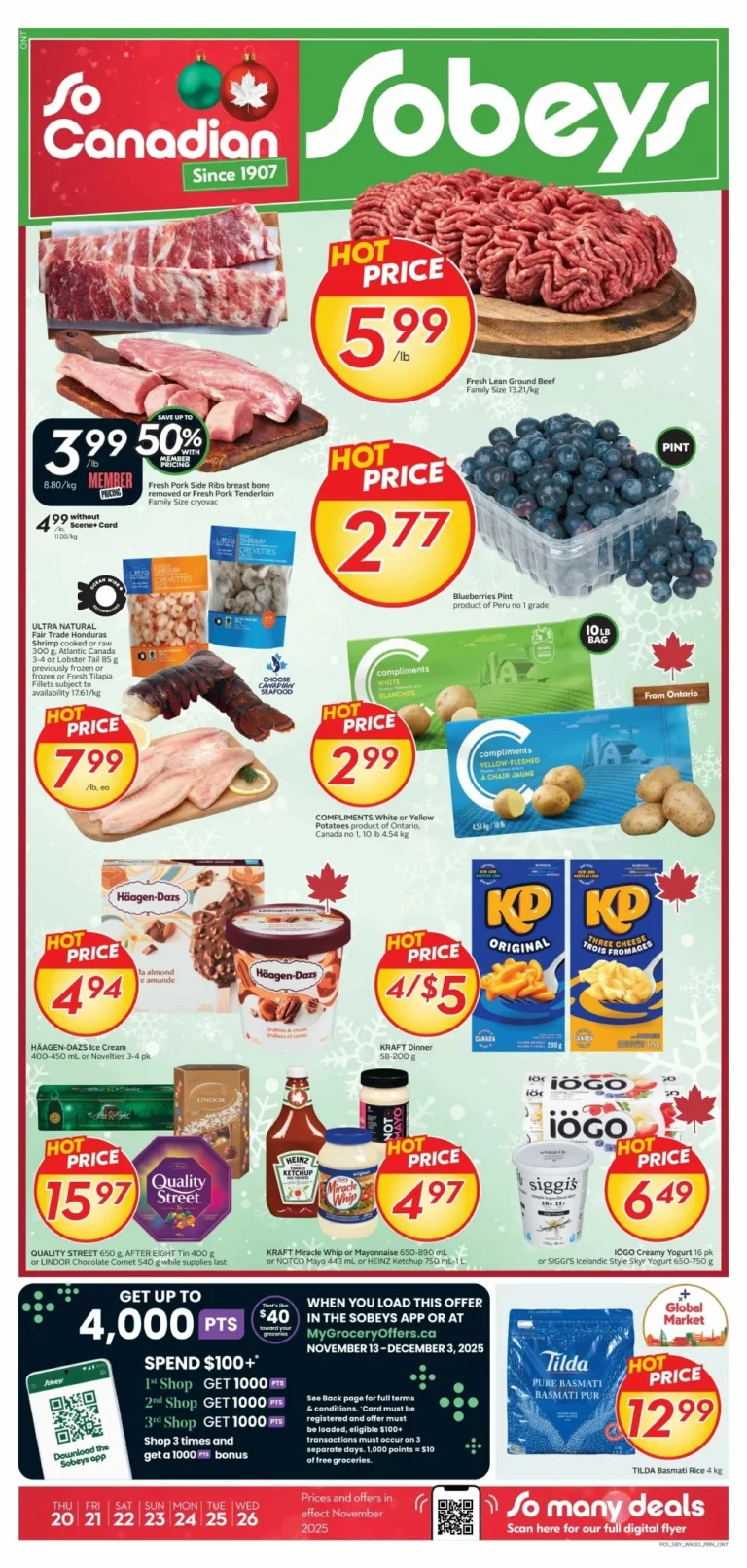 sobeys flyer ont.