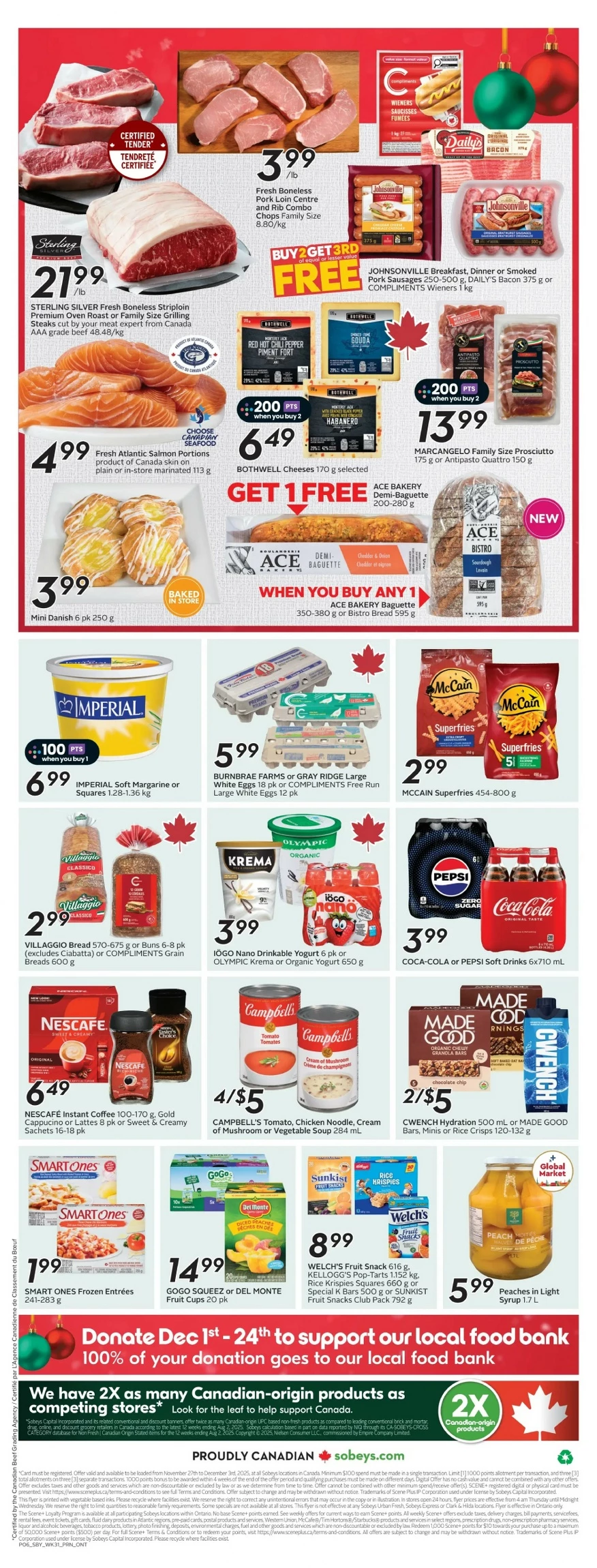 Sobeys Flyer (ON) 4 December - 10 December, 2025 2 sobeys flyer ont november 27 december 3 4 24320057