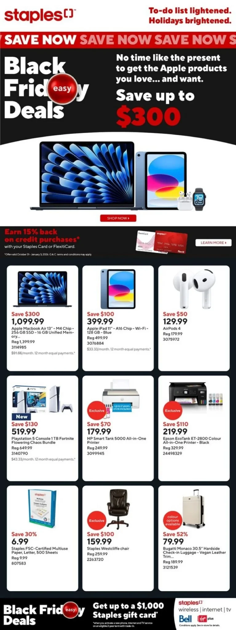 staples flyer