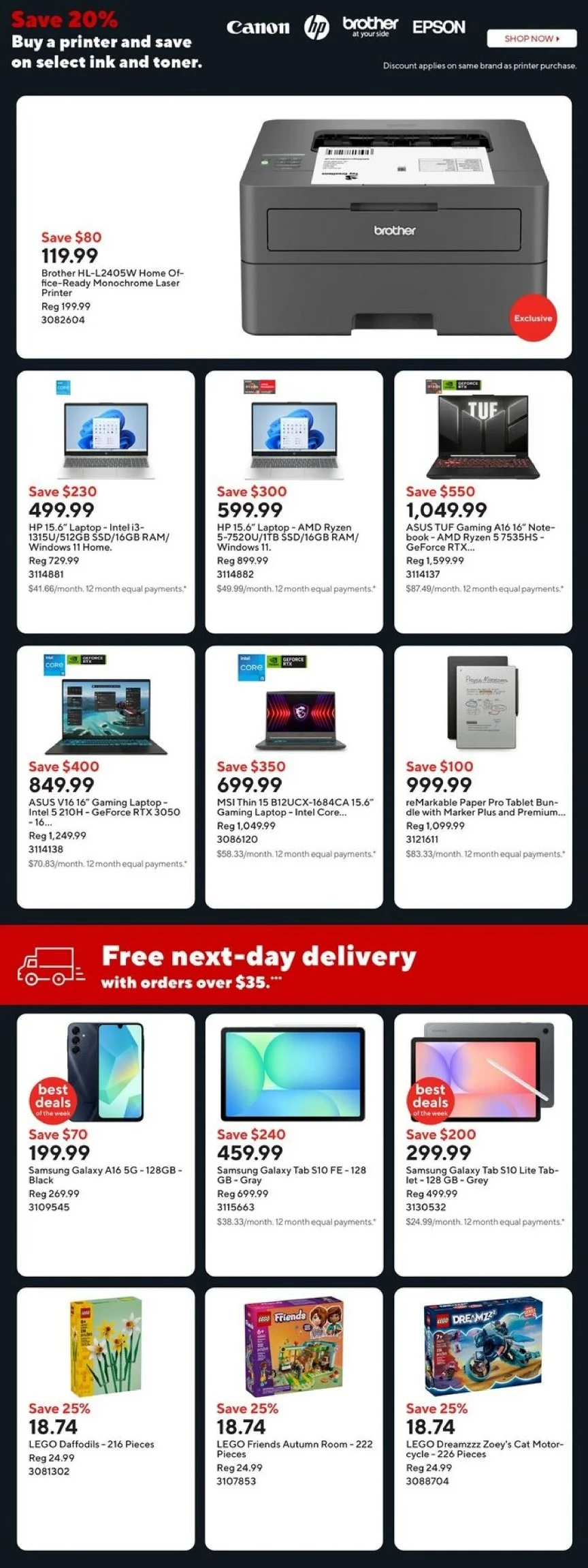 staples flyer november 21 27 2