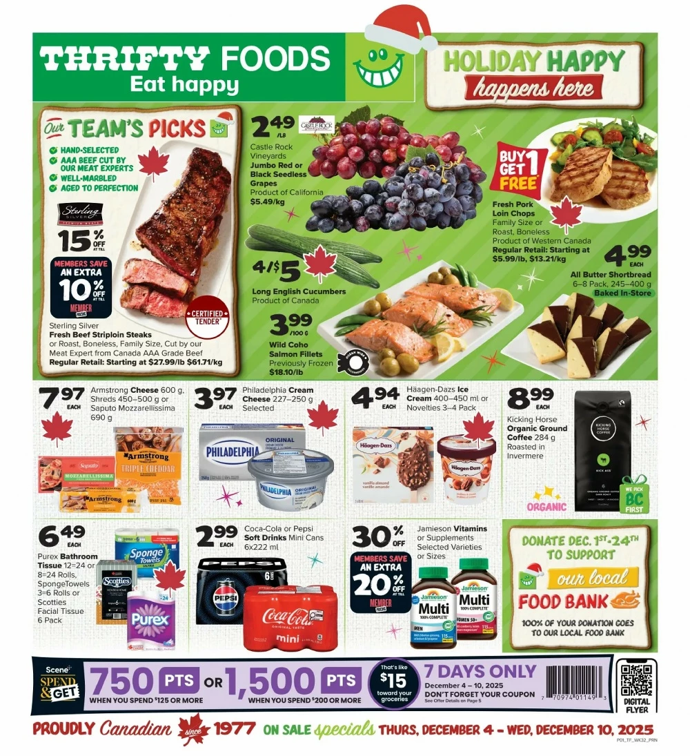 Thrifty Foods Flyer December 11 to December 17, 2025 1 thrifty foods flyer