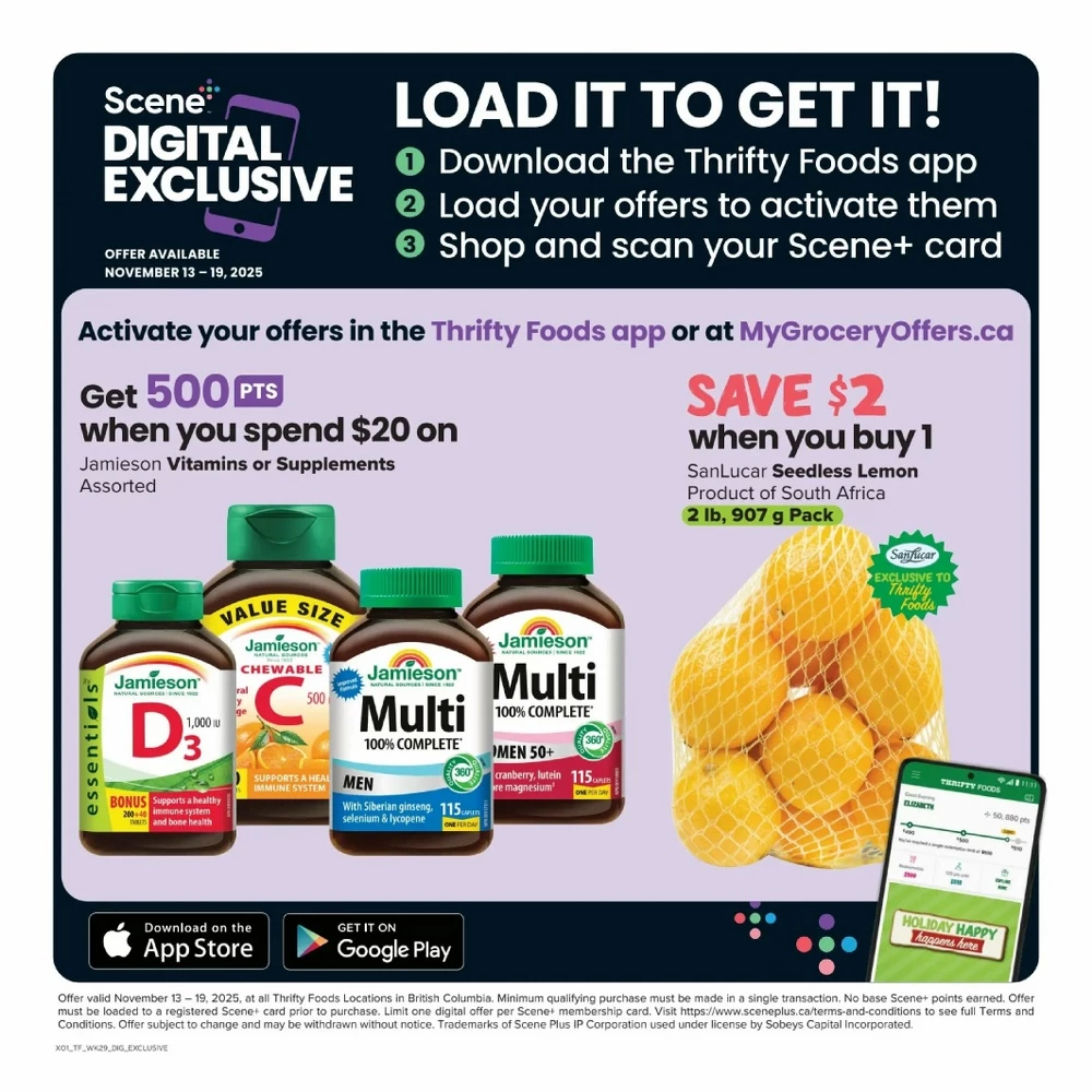 thrifty foods flyer november 13 19 19 35930974