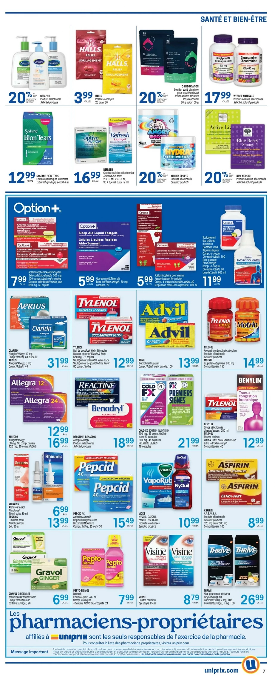 uniprix flyer november 20 26 7 46488542