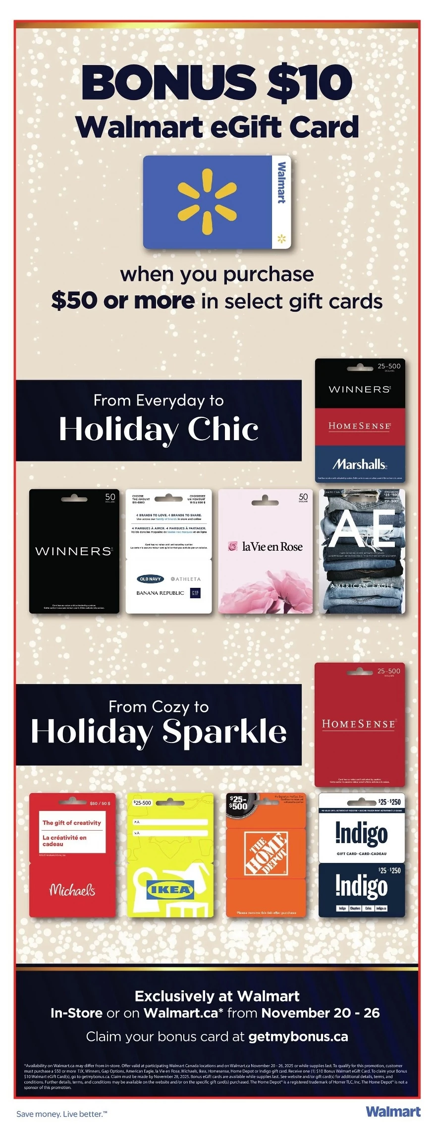 walmart flyer november 20 26 20