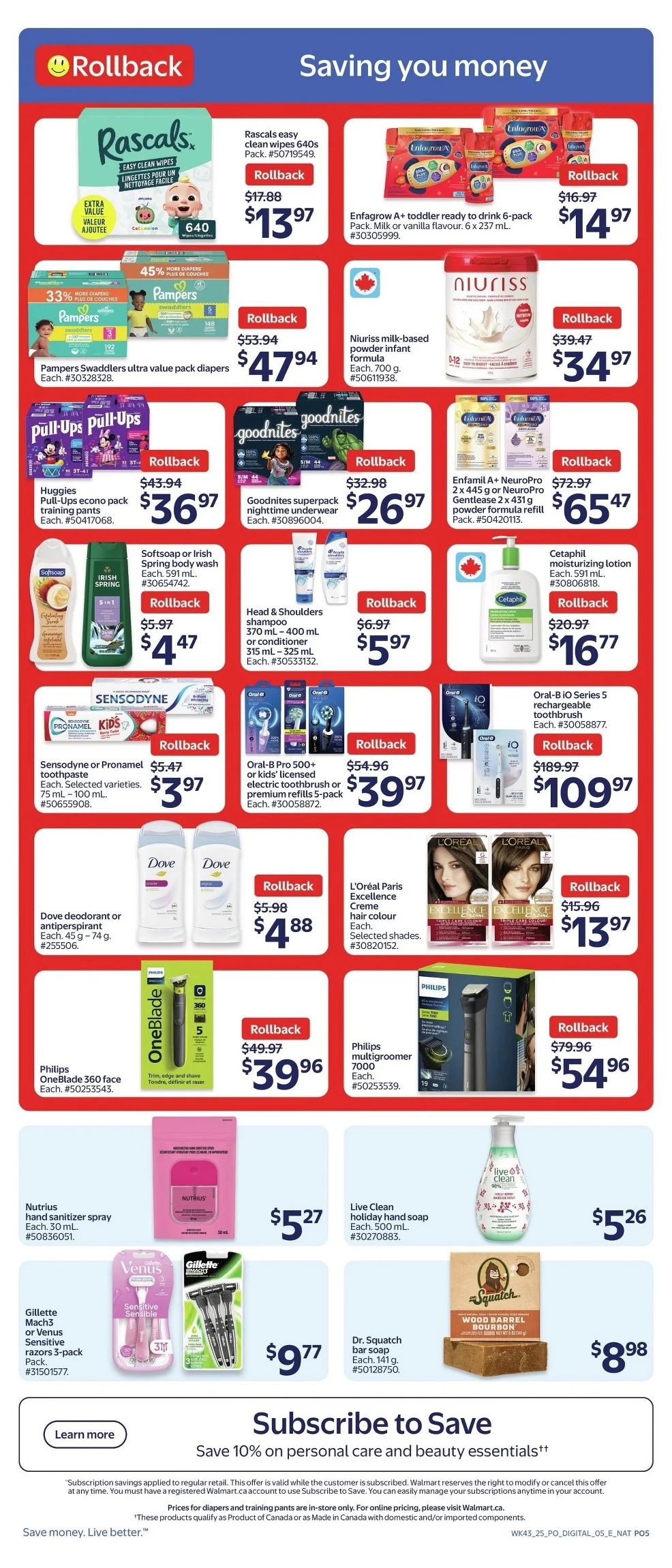 walmart flyer november 20 26 6