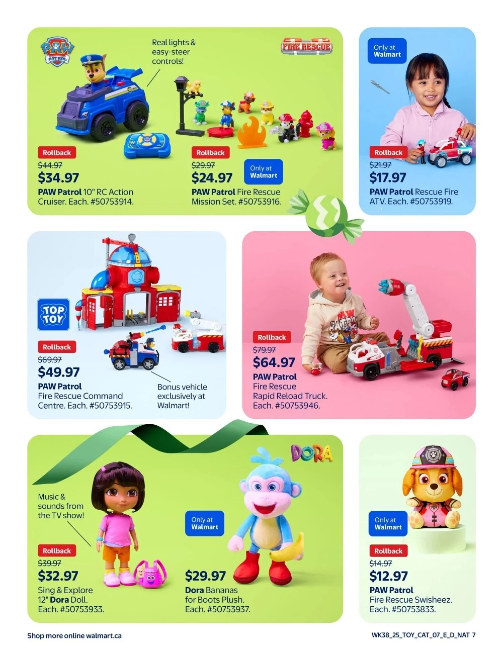 walmart toy shop flyer december 4 24 11