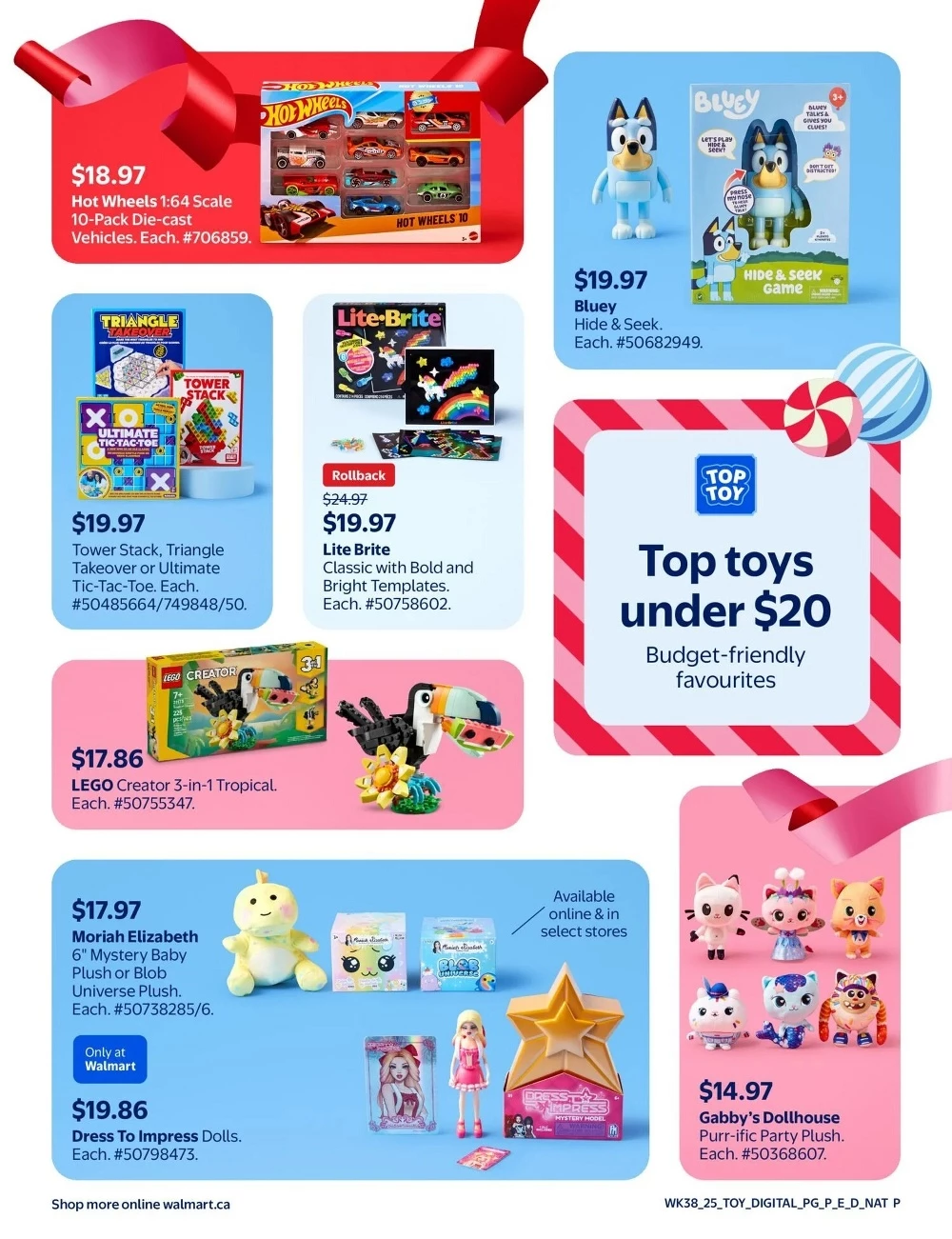 walmart toy shop flyer december 4 24 5