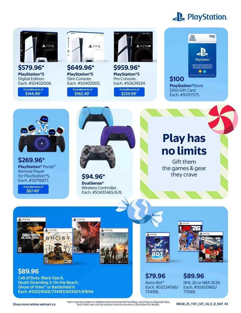walmart toy shop flyer december 4 24 60