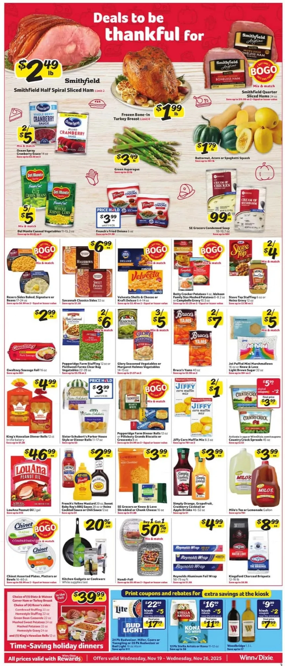 winn dixie weekly ad november 19 27 4