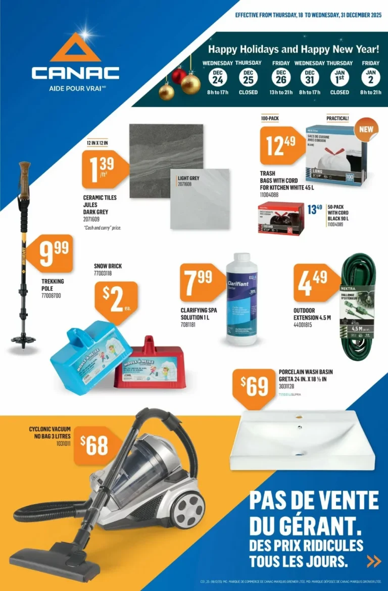 canac flyer, week 51