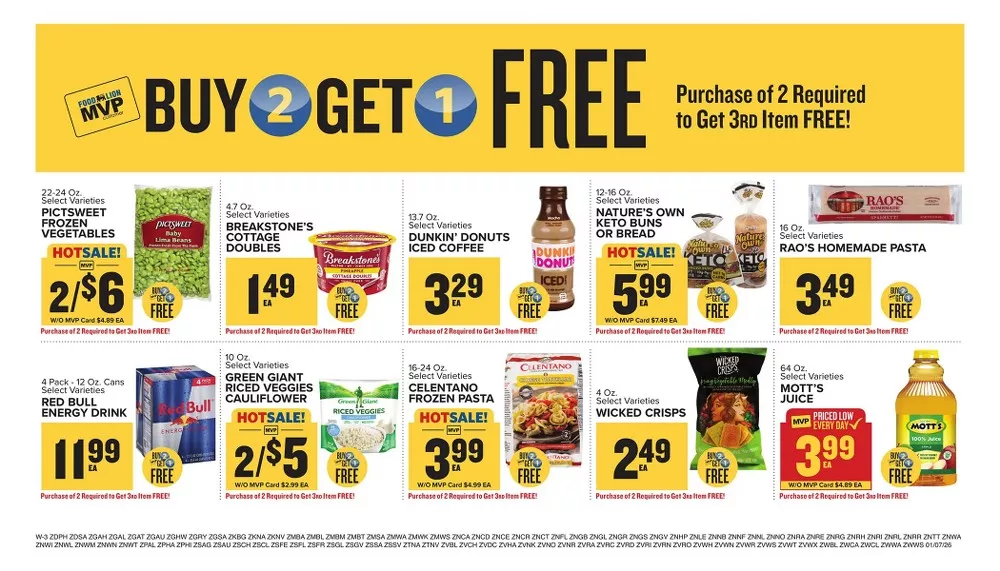 food lion weekly ad january 7 13 11
