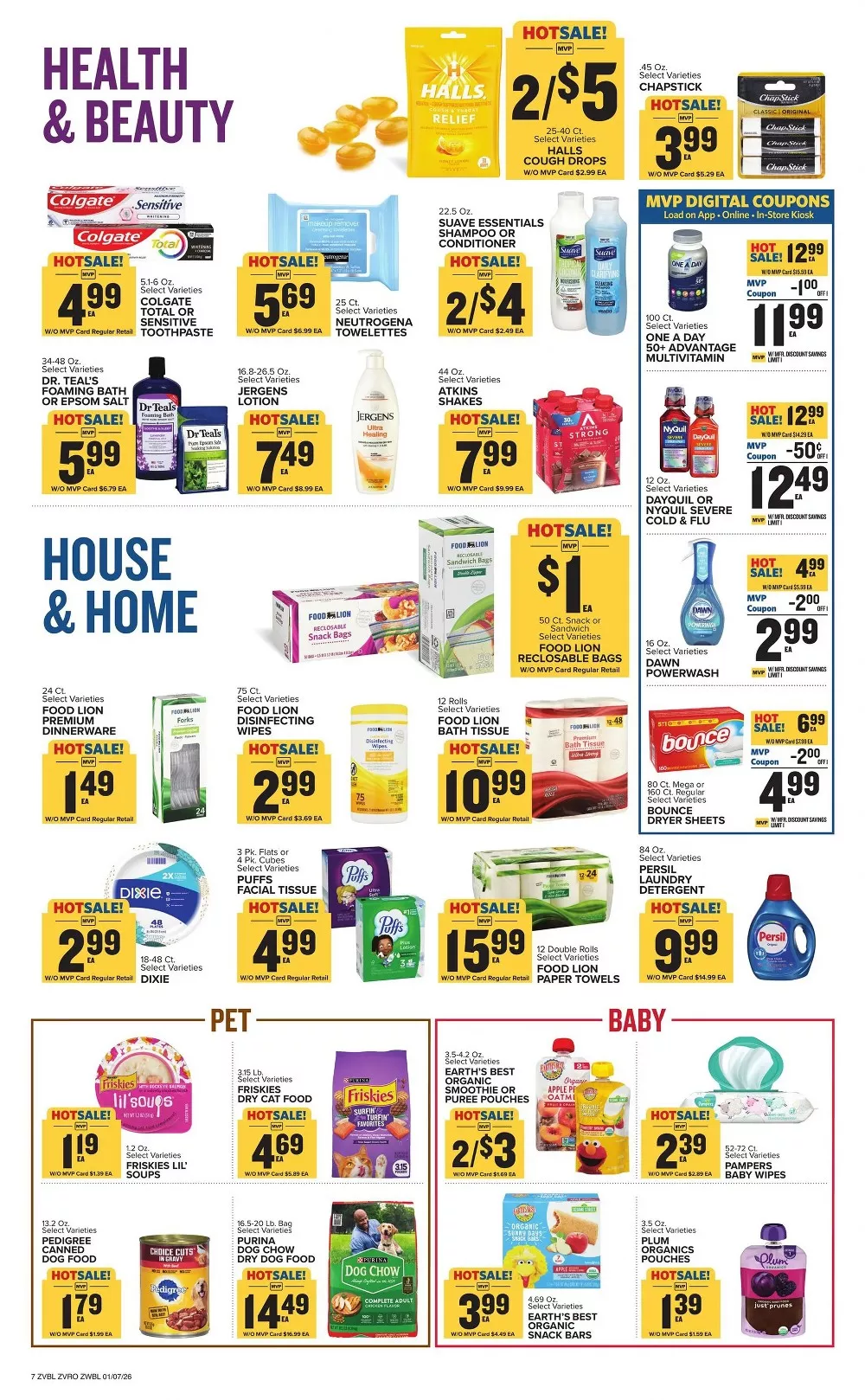 food lion weekly ad january 7 13 7