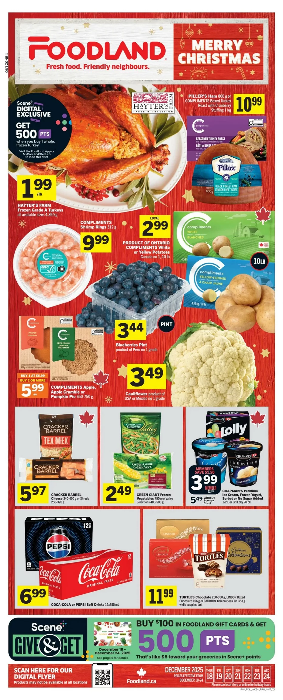 foodland flyer, week 51