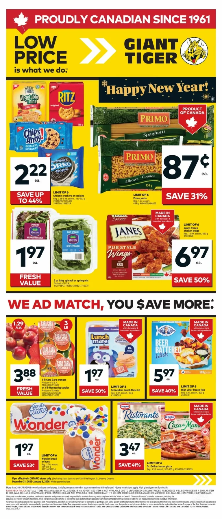 giant tiger flyer ont. week 1