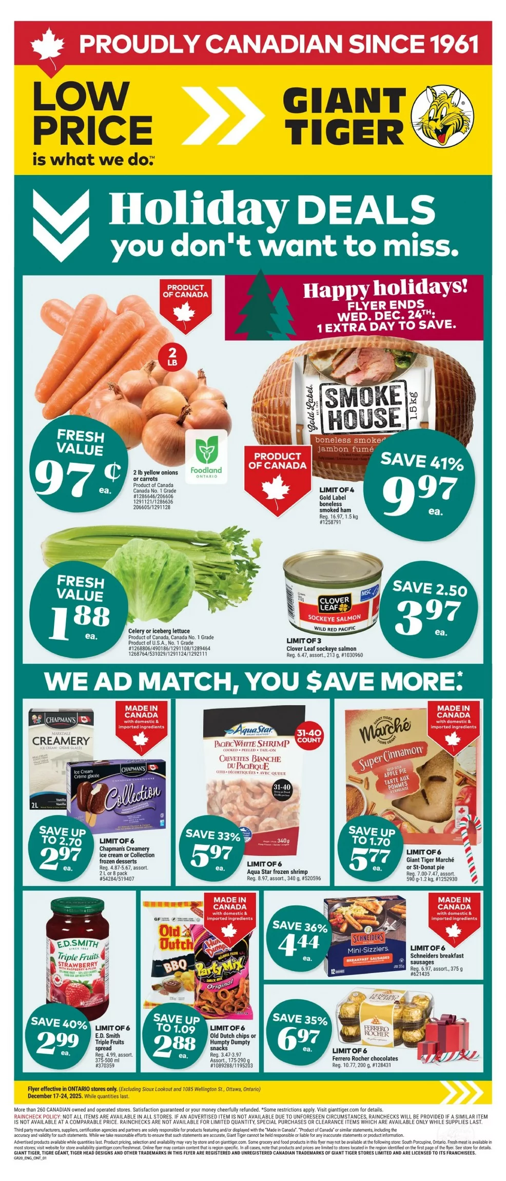 giant tiger flyer ont.