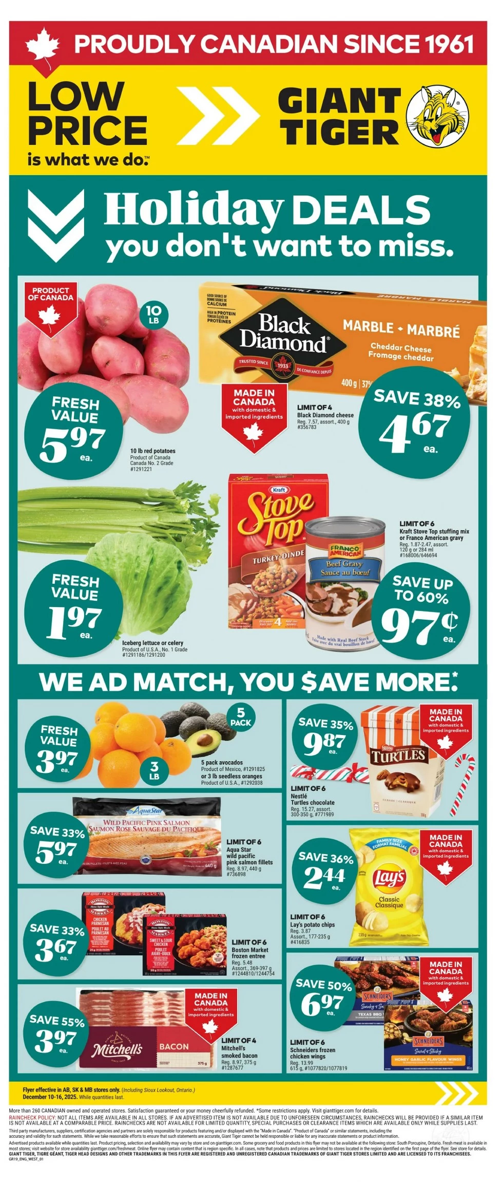 Giant Tiger Flyer (WEST) December 17 to December 23, 2025 1 giant tiger flyer west, giant tiger upcoming flyer