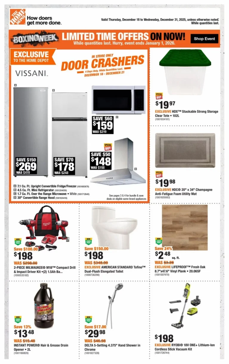 home depot flyer