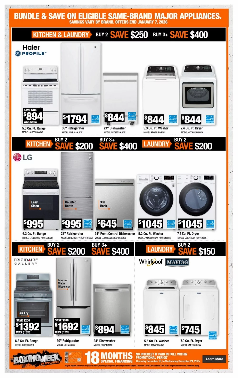 home depot flyer december 18 31 3