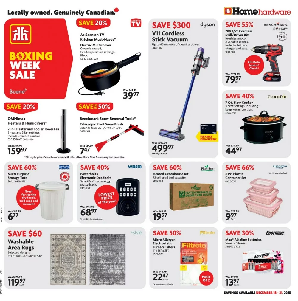 home hardware flyer, week 51-52