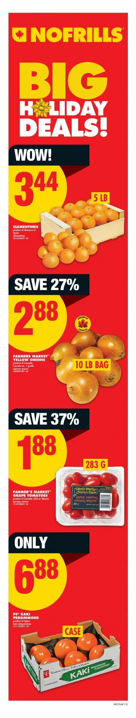 no frills flyer ont.