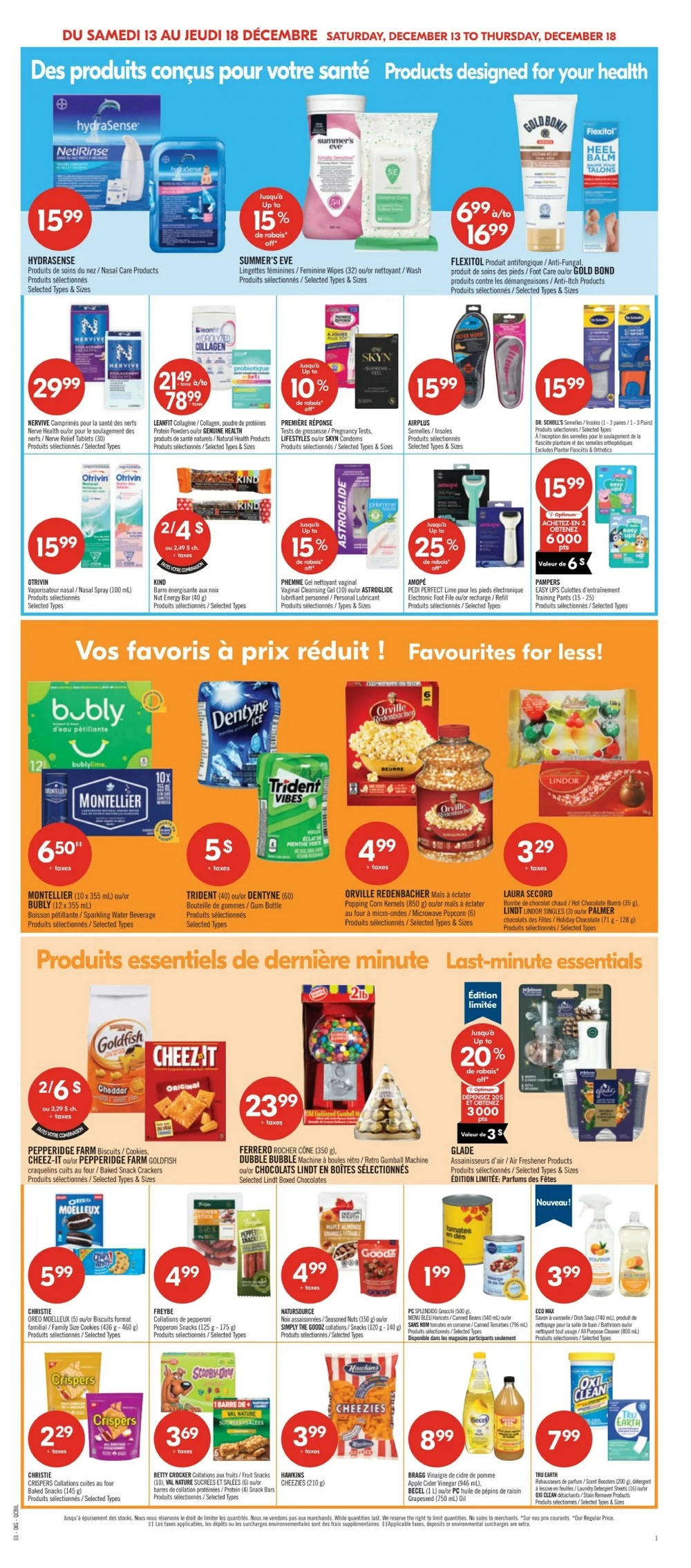 pharmaprix flyer december 13 18 17 32891019
