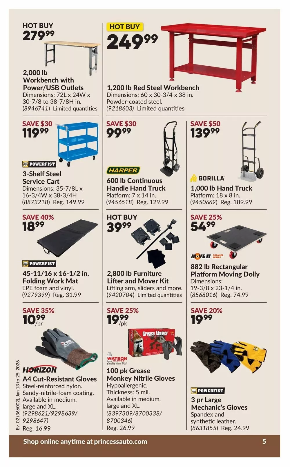 princess auto flyer january13 25 10 89521751