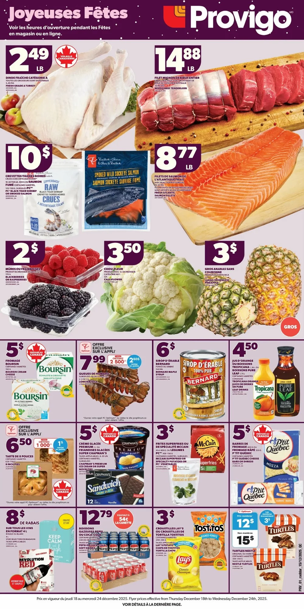 Provigo Flyer New 18 December - 24 December, 2025 1 provigo flyer, provigo circulaire