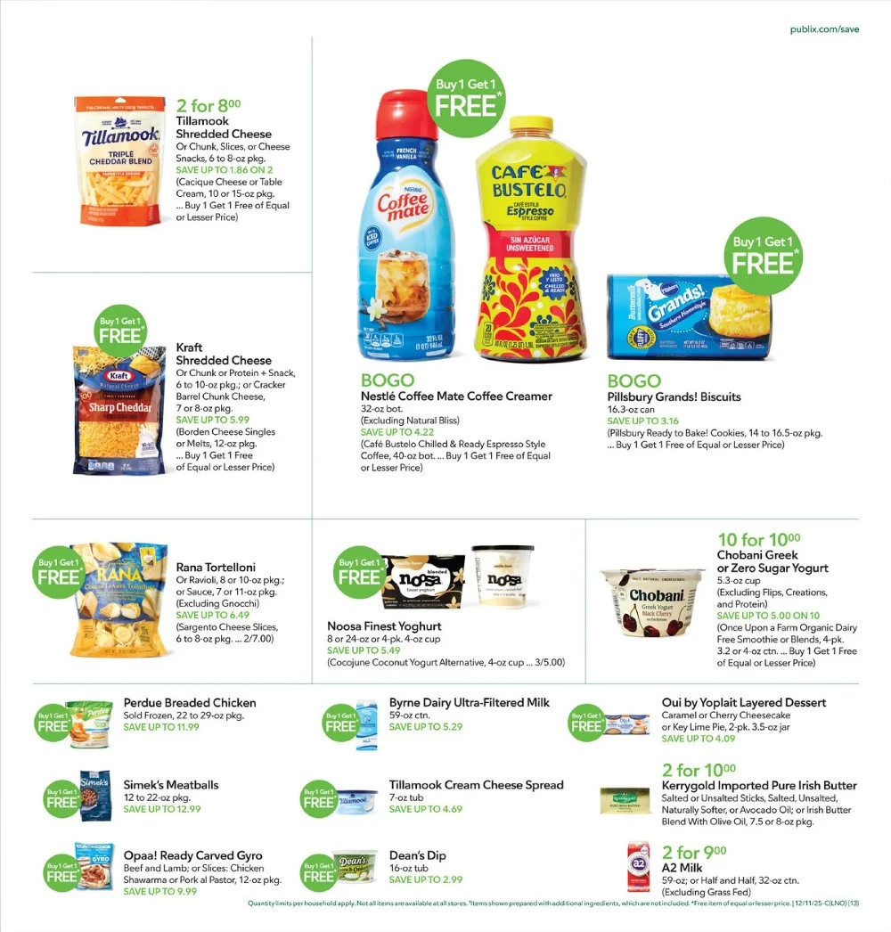 publix weekly ad december 10 16 13