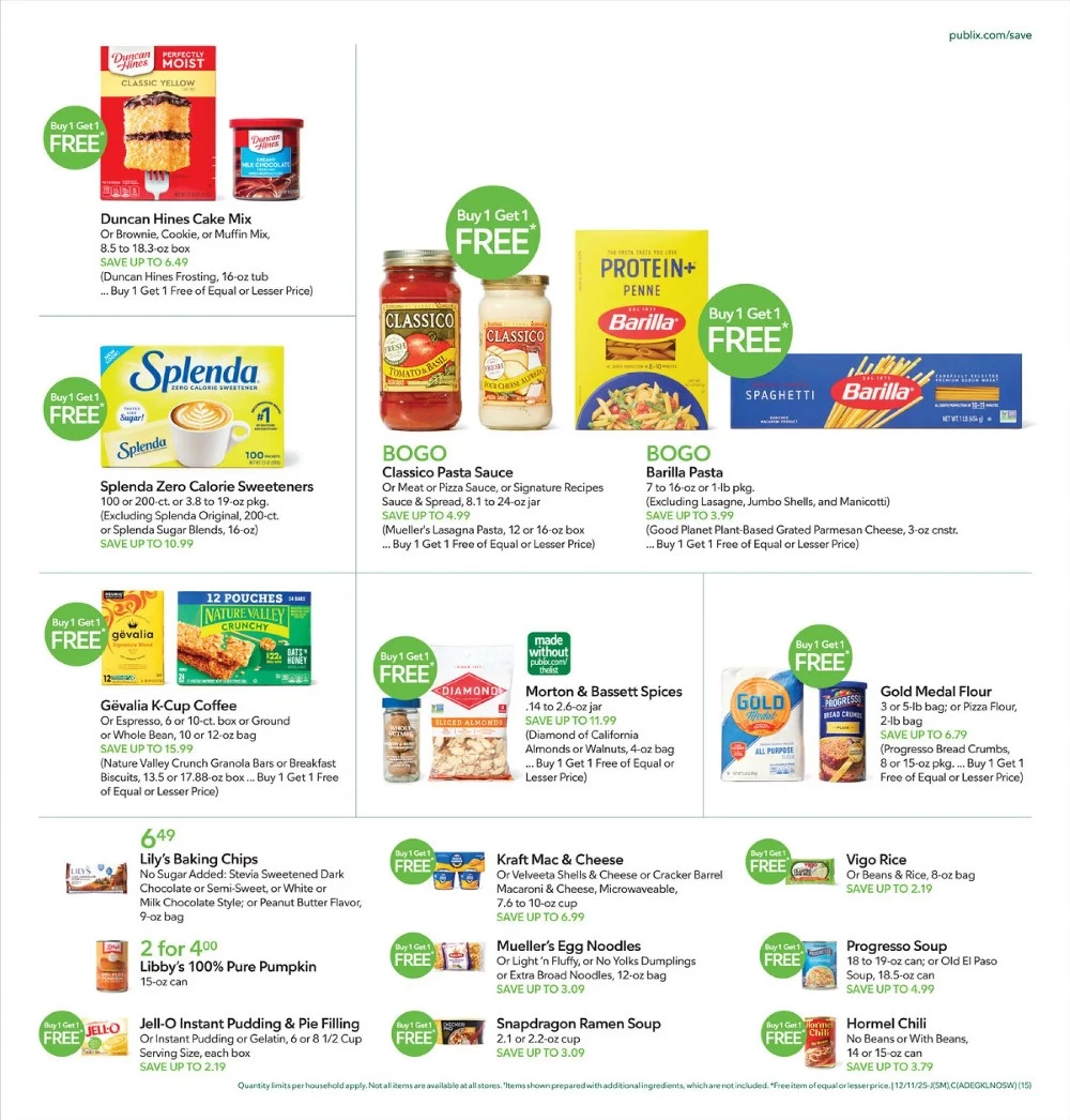 publix weekly ad december 10 16 15