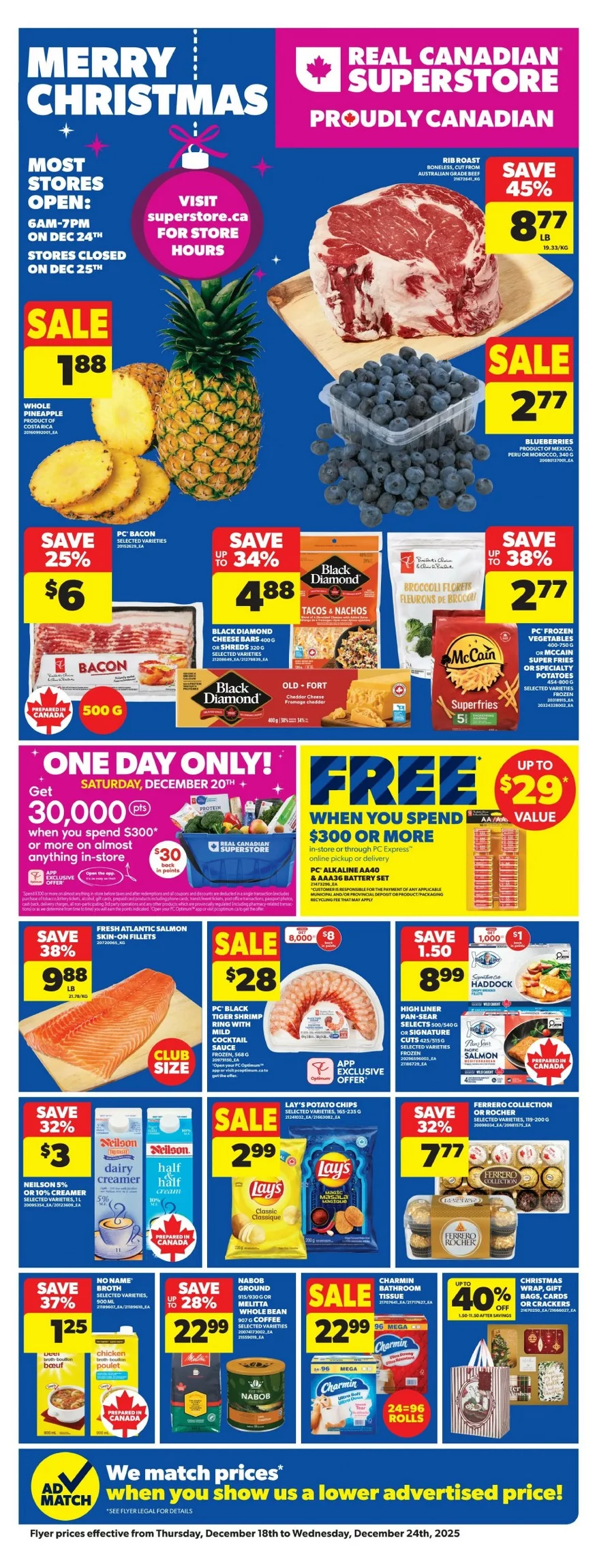 Real Canadian Superstore Flyer (ON) 25 December - 31 December, 2025 (New) 1 real canadian flyer ont december 18 24 3 07603222
