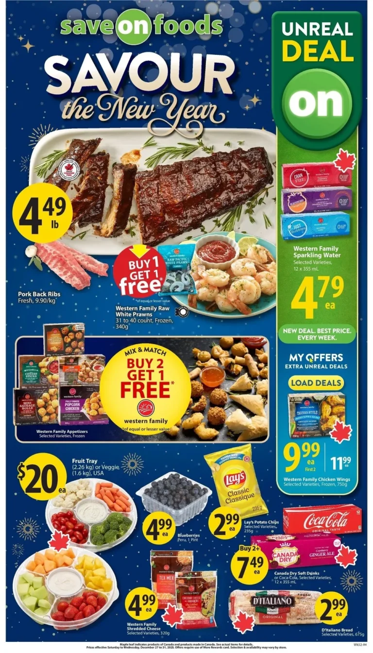 save on foods flyer week 52