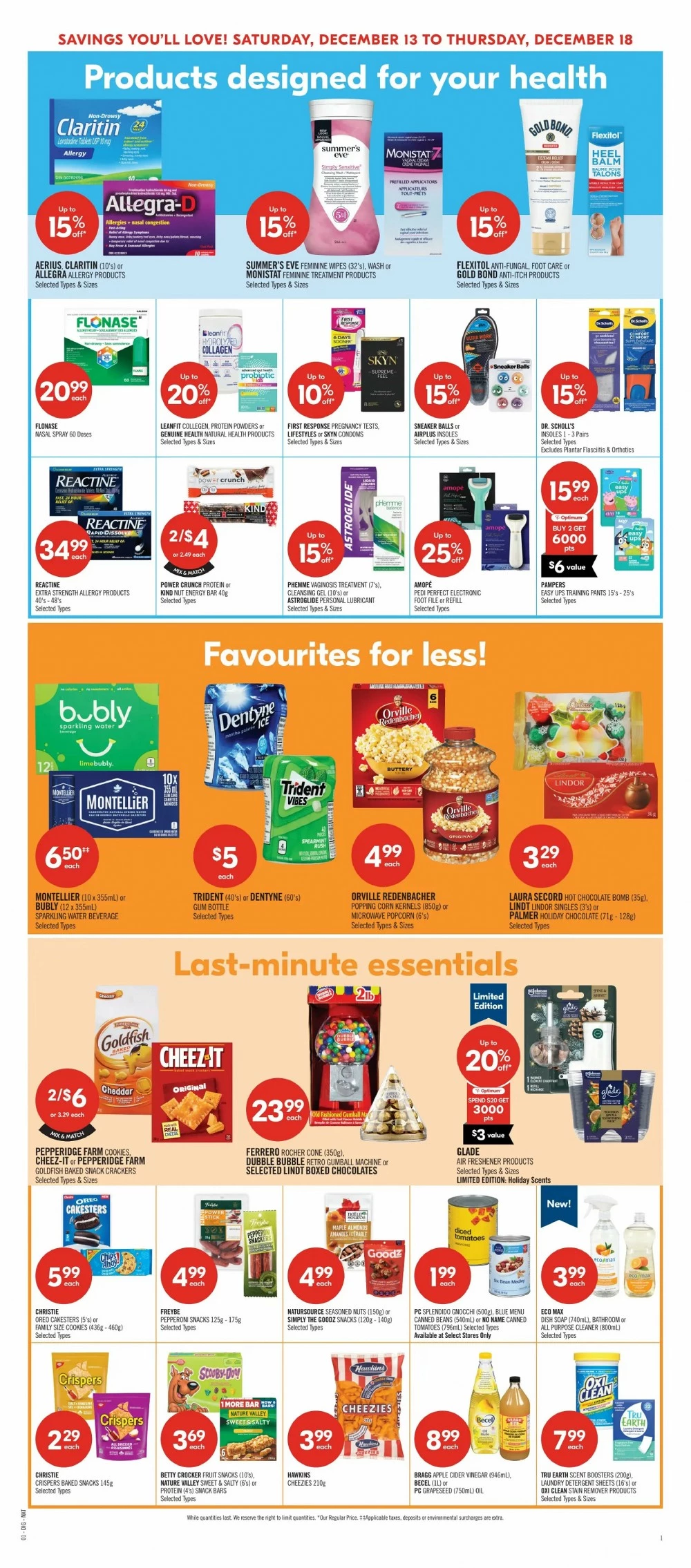 shoppers drug mart flyer december 13 18 17 91640970
